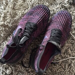 Stylish Pink and Black Sneakers